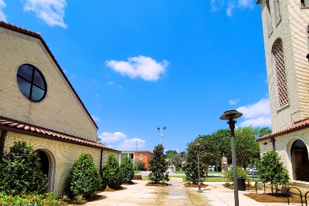 The Cathedral Of Sacred Heart Courtyard Revamp: Landscaping In Pensacola, FL